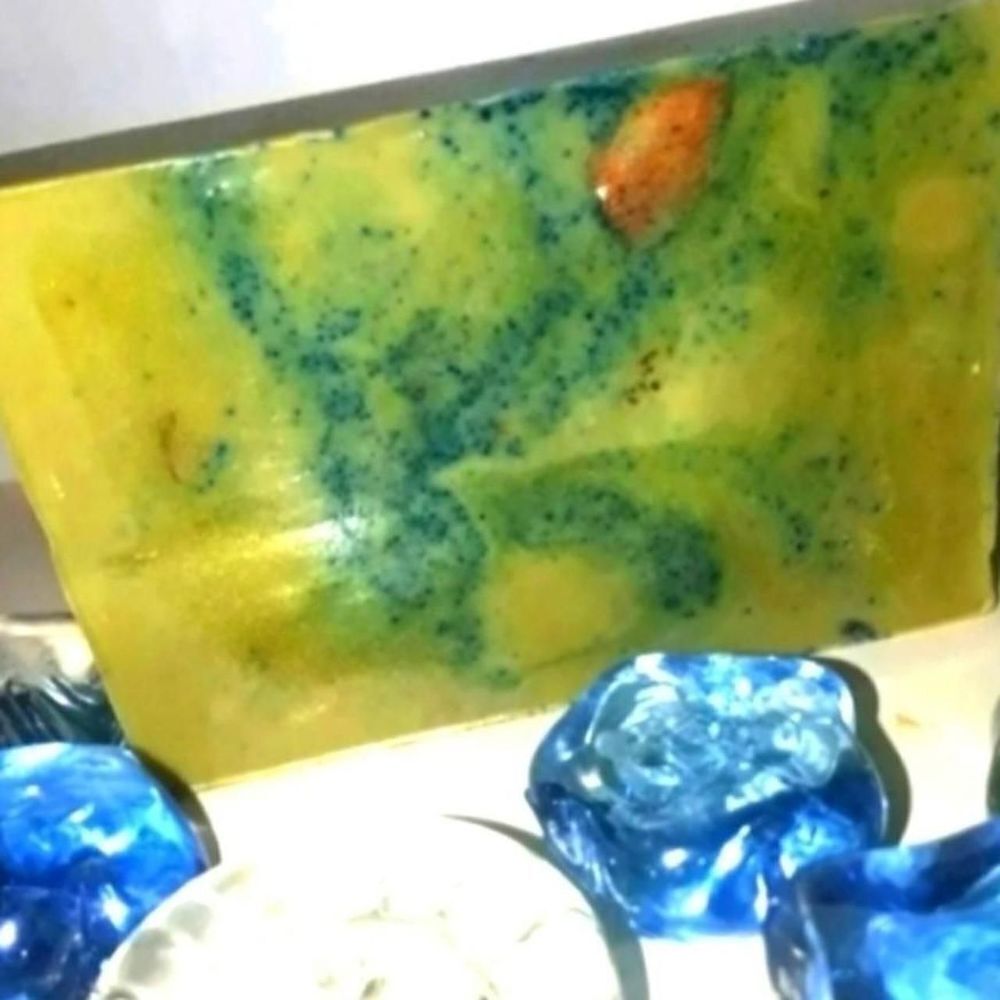 Hand CRAFTED Blueberry Lotus Soap
